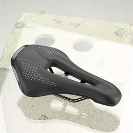DYQ Mountainbike-Sitzes DYQ Fahrrad-Sattel-Fahrrad-Sattel-Edelstahl-Schienen-Straßen-Fahrrad-Sitzkissen MTB Fahrrad weichen PU-Leder-Sitzteile for Shimano PRO Stealth Sattel (Color : Black)