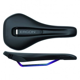 Ergon Mountainbike-Sitzes Ergon – SM Enduro Comp Fahrradsattel | MTB Gravity, Enduro | Männer | Medium / Large | Stealth Schwarz / Oil-Slick
