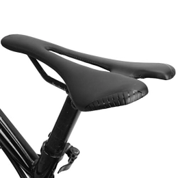 Alomejor Ersatzteiles Fahrradsattel Kohlefaser Fahrrad Hohlsattel Bequemer Fahrradsitz für stoßdämpfendes Pad