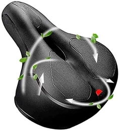 VEMMIO Mountainbike-Sitzes Fahrradsattel Komfort breiter Kissenbelastung wasserdicht atmungsaktiver universeller Pass-reflektierender Streifen mit doppeltem Stoßdämpfungsball for Fits MTB Mountainbike / Rennrad / Spinning Train