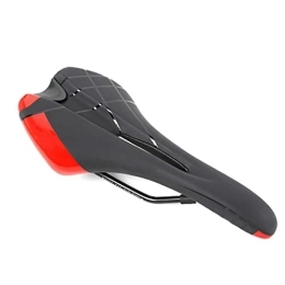 CYGG Mountainbike-Sitzes Fahrradsitz, hohl, atmungsaktiv, bequem, Fahrradersatzsattel, für Mountainbikes Rennradteile (Color : Red)