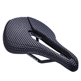 ZRD Mountainbike-Sitzes Fahrradsitz mit 3D-Druck für Herren, Karbonfaser, 7 x 7 mm Carbonschienen, anpassungsfähiger Fahrradsitz für Mountainbikes, Rennräder und Schotterfahrräder