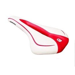  Mountainbike-Sitzes Fahrradsitzkissen, stoßdämpfender Memory Foam Fahrradsitz Fahrrad MTB Sattelkissen Sitzbezug Pad (rot)