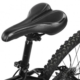 FOLOSAFENAR Ersatzteiles FOLOSAFENAR Hochwertiger Rutschfester, einfach zu installierender Fahrradsattel, geeignet für Mountainbikes(Black, 112 Saddle)