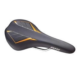 Funn Skinny Fahrradsattel mit strapazierfähigen CrMo-Schienen, federleichtem und schlankem Fahrradsitz, robuster Vinyl-Leder-Bezug für MTB, BMX und Rennrad (Orange)