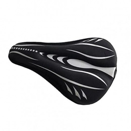 Giplar Sattelkissen Weiche Atmungsaktive Memory Foam Bike Sattelabdeckung for MTB Bequemer Sitz (Color : Black)