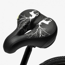 Giuioy Ersatzteiles Giuioy Kreativer Fahrradsattel reflektierende Streifen Design Leichtgewichts Fahrradsitz Unisex übergroße Fahrrad Sattel