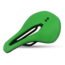 JIBAMAO Ersatzteiles JIBAMAO GUOYAN Shop Ultraleichtat atmungsaktiver bequemer Sitzkissenfahrrad-Rennsattel-Fahrradsitz MTB Rennradsattelteilkomponenten (Color : Green Bicycle Seat)
