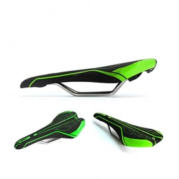Jtoony Fahrradsattel für Mountainbikes, weicher Sattel für Rennräder, Sport, extra Komfort (Größe: 270 x 135 mm, Farbe: Grün)