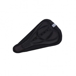 LICHONGUI Ersatzteiles LICHONGUI Fahrradsitz Kissenbezug Pad Mountain Cycling Verdickte Weiche Komfortable Silikon 3D Gel Fahrradsattel (Color : Black)