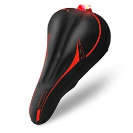 MATBC Ersatzteiles MATBC Bicycle Saddle Cover with Tail Light Mountain Bike Cushion Silicone Breathable Riding Accessories