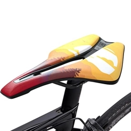 ORTUH Ersatzteiles ORTUH Mountainbike-Sattel hohl - Atmungsaktive Faltbare Gel-Fahrradsattelabdeckung - Komfortabler stoßdämpfender Ersatz für das Rennrad-Kissenpolster