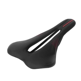 Pasamer Mountainbike-Sitzes Pasamer Mountainbike-Sattel verdickter schräger Kopf bequemer Fahrradsattel für Frauen zum Fahren Schwarz Rot
