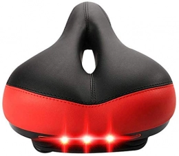 pyongjie Mountainbike-Sitzes pyongjie Fahrradsattel Bicycle Lighted Cushion Mountain Bike with Taillight Saddle Comfort Car Cushion Seat Riding Equipment Accessories-Red