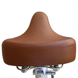 KGADRX Ersatzteiles Retro-Fahrradsattel, bequemer breiter Fahrradsattel für Damen und Herren, weicher Memory-Schaum, übergroße Fahrradsitze für Indoor-Rennräder