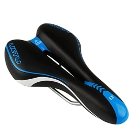 Roulle Ersatzteiles Roulle Fahrradsitz Kissen MTB Rennrad Wide Sattel Silikon PU Leder Oberflächenkieselsäure Komfortables Radfahren Blue