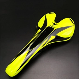 Roulle Kohlenstofffaser Rennrad Carbon Sattelkissen Mountainbike Fahrrad Vorderer Sitz Gloss Yellow