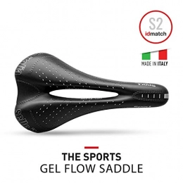 selle ITALIA Mountainbike-Sitzes Selle Italia Unisex – Erwachsene Sport Gel Flow Sättel, Black, S2