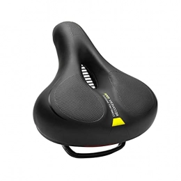 SIY Mountainbike-Sitzes SIY Fahrradsattel Bequemer Sattel-Fahrradsitz MTB Reitspeicher-Foam-Sitz-Cuhsion-Radausrüstung (Color : Black Yellow)
