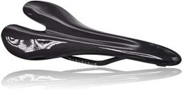 LHZZ Ersatzteiles Superleichter Fahrradsattel, 3K Vollkohlefaser, professioneller Fahrradsattel für Langstreckenfahrten, für Mountainbike, Klapprad, Rennrad, glänzend schwarz