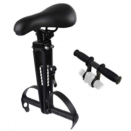 Taloit Ersatzteiles Taloit Front Fahrradsitz für Kinder, mit Lenker Fahrradsitz, abnehmbaren Fahrradsitzen, Mountainbike Kindersitz, kompatibel mit allen MTB Erwachsenen schwarz