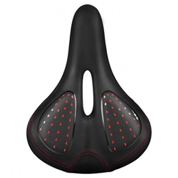 Yingm Ersatzteiles Yingm Bequemer Fahrradsattel, geeignet für Damen und Herren, Outdoor- oder Indoor-Radsport (Farbe: Rot, Größe: Einheitsgröße)
