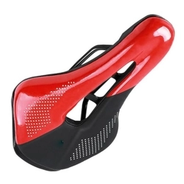Ypezod Mountainbike-Sitz, Fahrradsattel, weiches Fahrradsitzpolster für Männer und Frauen, bequemer, atmungsaktiver Fahrradsitz-Ersatz(Color:rot)