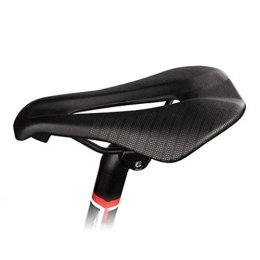 ZNQPLF Ersatzteiles ZNQPLF Atmungsaktive Road Mountain Bike Comfort Sattel Fahrradteile Radfahren Kissen Radfahrensitz #20 (Color : Black)