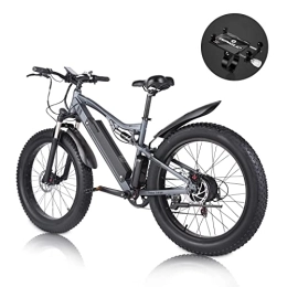 Souleader Elektrische Mountainbike 26" Elektrofahrrad, MX03 E-Bike Mountainbike für Erwachsene mit herausnehmbarem 48V 17Ah-Akku, Shimano 7-Gang-Schaltung E-MTB (MX03)