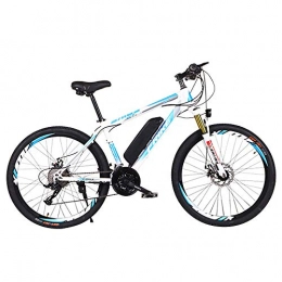 Huaatiear Fahrräder 26 Inch E-Bike / E-Mountain Bike with 36V Lithium Ion 250W High Speed 10 Ah, 27 Speed, Blau