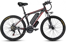 HFRYPShop Fahrräder 26 Zoll E-Bike Mountainbike C6, Elektrofahrrad E Bike mit 48V 13Ah Li-Ionen-Akku und 72N.m | 21-Gang-Getriebe, für Damen Herren, 40-90KM, CE-Zertifizierung (red)
