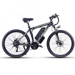 26 Zoll Elektrofahrräd Mountainbike mit 350W/500W/1000W Motor, City E-Bike für Erwachsene mit 48V13AH Abnehmbarer Lithium Akku, Elektrische Fahrräder für Männer Frauen(Mit Kotflügel und Heckrahmen)