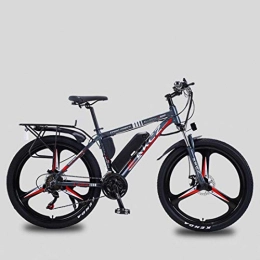 AISHFP Elektrische Mountainbike AISHFP Erwachsene Mountain elektrisches Fahrrad, 36V-Lithium-Batterie-Aluminiumlegierung elektrisches Fahrrad, mit LCD-Anzeige E-Bikes, 26inch-Magnesium-Legierung Integrieren Räder, A, 8AH