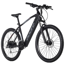 Adore Fahrräder Alu E-MTB Hardtail 27, 5'' Adore Raccoon E-Bike Schwarz 250 Watt Li-Ion 36V / 14 Ah / 504 Wh 24 Gänge