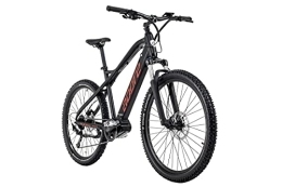 Adore Elektrische Mountainbike Alu MTB Pedelec 27, 5'' Adore Xpose E-Bike Schwarz-Rot 250 Watt Li-Ion 36V / 14 Ah / 504 Wh 9 Gänge