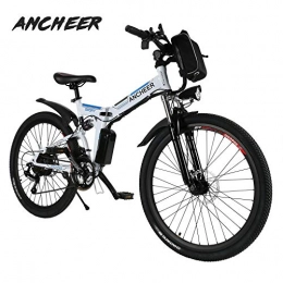 Ancheer Fahrräder Ancheer Elektrofahrrad Faltbares Mountainbike, 26 Reifen Elektrisches Fahrrad Ebike mit 250W brstenlosem Motor und 36V 8Ah Lithium-Batterie Shimano 21-Gang
