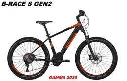 ATALA BICI Elektrische Mountainbike ATALA BICI B-Race S GEN2 Gamma 2020, Black NEON ORANGE MATT, 20" - 50 cm