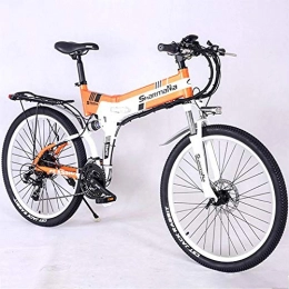 CBA BING Fahrräder CBA BING Elektrisches Mountainbike, 26 '' elektrisches Mountainbike mit herausnehmbarem Lithium-Ionen-Akku mit hoher Kapazität (48 V, 350 W) und DREI Betriebsarten