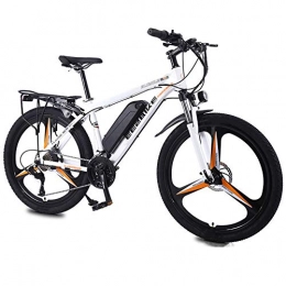CYC Elektrische Mountainbike CYC E-Bike Elektrofahrrad 26 Zoll Tragbares Fahrrad Aluminiumlegierung mit Lithium-akku (36 V 8ah) 350 W Motor 35 Km / H 27 Geschwindigkeit Pedelec Elektrisches Fahrrad Perfekt für Die Stadt, Weiß