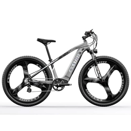 cysum Elektrische Mountainbike cysum CM-520 Elektrofahrrad, Elektro-Mountainbike für Erwachsene Mann Frau, 29'' E-Bike mit 48v 14ah Batterie (grau)