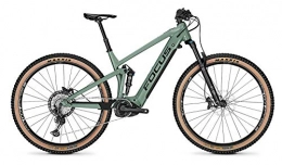 Derby Cycle Focus Thron² 6.9 Bosch Trail & Touren Fullsuspension Elektro Mountain Bike 2020 (L/47cm, Mineral Green)