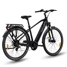 DERUIZ Elektrische Mountainbike DERUIZ e-Bike Marble 28 Zoll Leistungsstarkes e-Bike mit 48V 644 Wh Unterrohr Akku, LCD Display mit Bluetooth, Lockout Suspension Fork, Mountainbike für Erwachsene, Blau