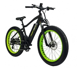generisch Elektrische Mountainbike E-Bike Fat tire Elektrofahrräder 26 Zoll hydraulische Scheibenbremsen I Deutsche Qualitätsmarke | EU-konform 7 Gänge & Hinterradmotor für 25 km / h | LED Licht & Sportsattel (Blau-Blau)