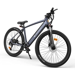 A Dece Oasis Fahrräder E-Bike Pedelec, ADO D30C Elektrofahrrad 27, 5 Zoll 250W 36V 10, 4Ah Mountainbike, Elektrofahrrad Ebike, Professional Shimano 9 Speed, 25 km / h (Grau, 27, 5 Zoll)