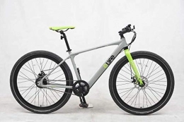E-Life Elektrische Mountainbike E-Life Designer City E-Bike grau / grün
