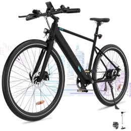 ELEKGO E-Fahrrad, City E Bike Elektrofahrrad mit 36V 12Ah Abnehmbarem Akku, Aluminiumrahmen, 7 Gang E-Mountainbike, MTB Ebike für Erwachsene, Reichweite 40-80km
