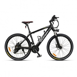 e-Bikes Elektrische Mountainbike Elektrische Mountain Bike 36V 250W Intelligente Brushless Motor Lithium-Ionen-Akku. 21Speed Shimano, schwarz