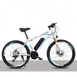 GJQ Elektrische Mountainbike Elektro-Bike für Erwachsene 26" 250W elektrisches Fahrrad für Mann Frauen High Speed ​​Brushless Getriebemotor 21-Gang Gang E-Bike, Weiß