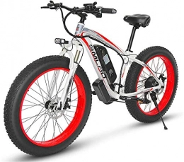 Erik Xian Elektrische Mountainbike Elektro-Fahrrad Elektro-Mountainbike Elektrische Fahrräder, Schnee Fahrräder / Mountainbikes, 48V 1000W Motor, 17.5AH Lithium-Batterie, Elektro-Fahrrad, 26-Zoll-E-Fat Tire Fahrrad für die Dschungelpfa