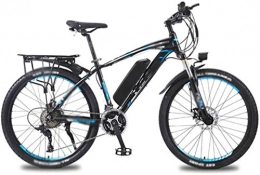Fangfang Elektrische Mountainbike Elektrofahrrad, 26-Zoll-E-Bikes Berg Fahrrad, 36V13A Lithium Batterie Bike 350W Motor LED-Scheinwerfer Bikes, Fahrrad (Color : Blue)